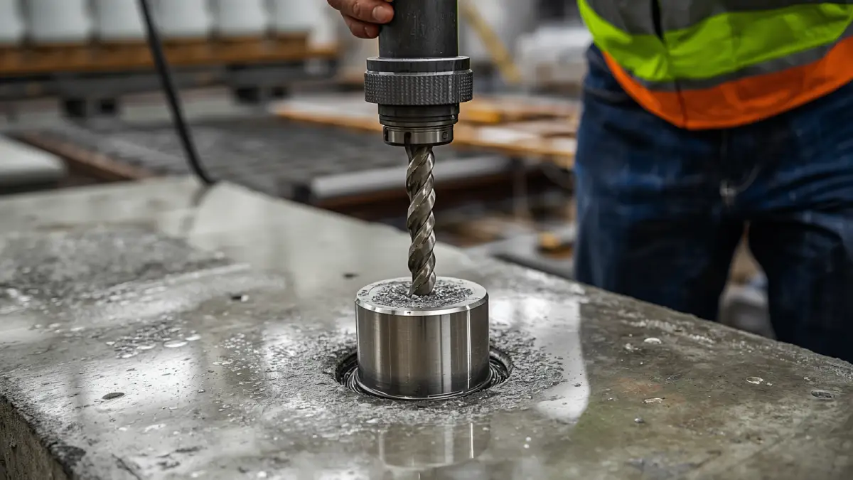 extracción de concreto con diamantina